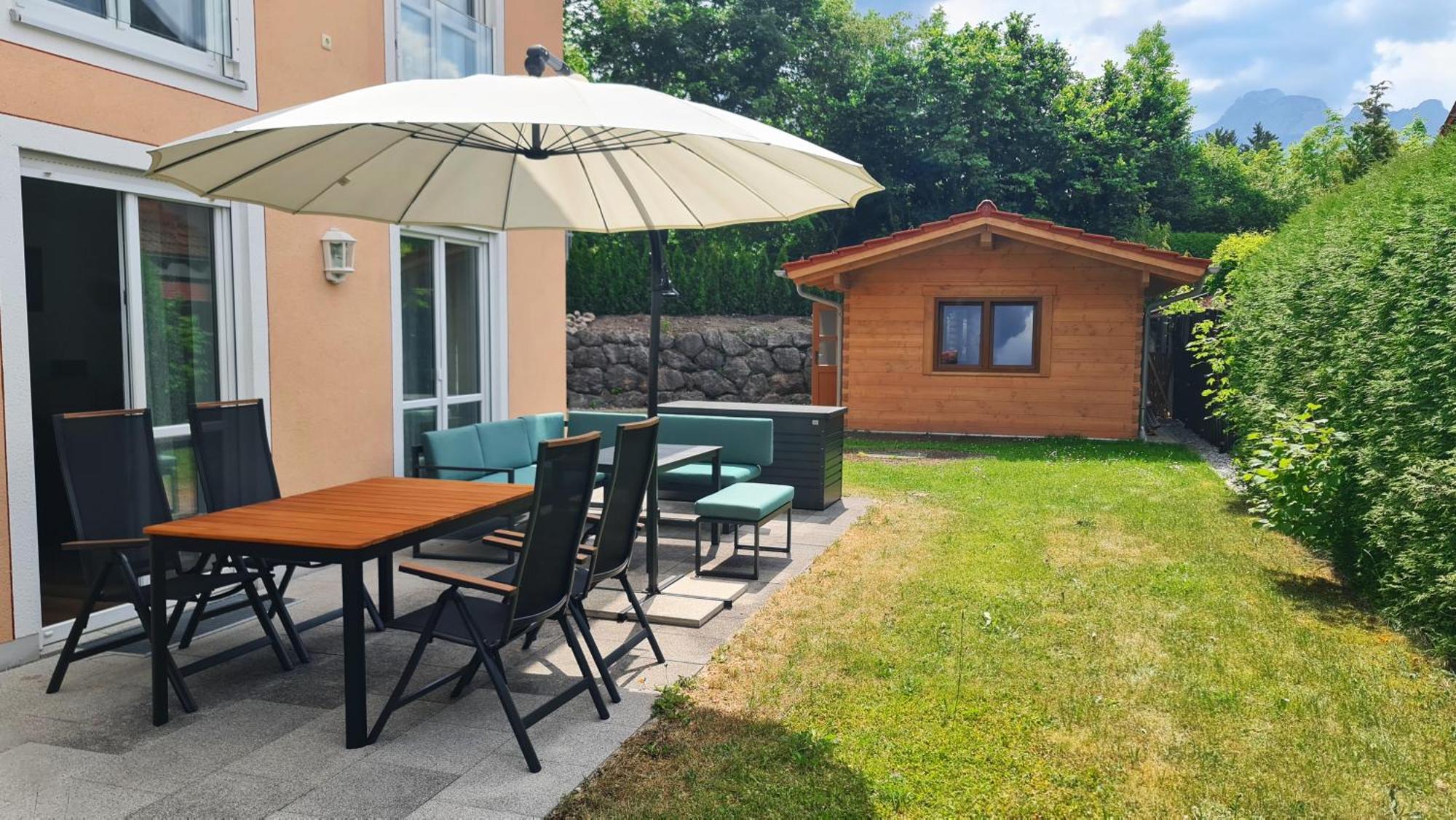 Alpina Sonnen-Appartements Fuessen Incl Xl-Sonnen-Terrasse & Koenigscard Exterior foto